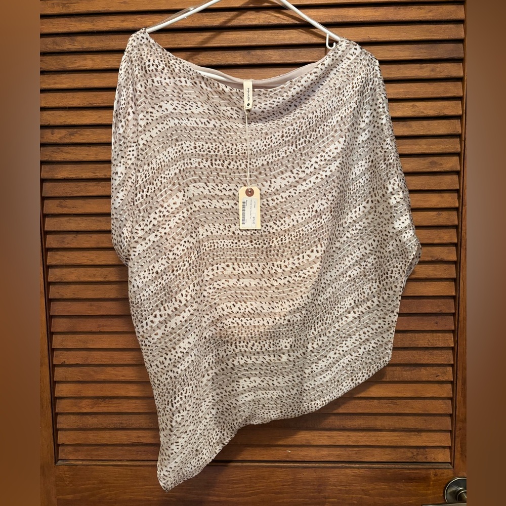 Cheetah one shoulder top.. size medium. Brand new never worn. NWT